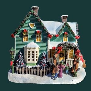 Hawthorne Village ,Christmas at grandmas House -Thomas Kindade Holiday of Light